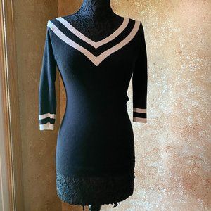 Black & White boyfriend sweater